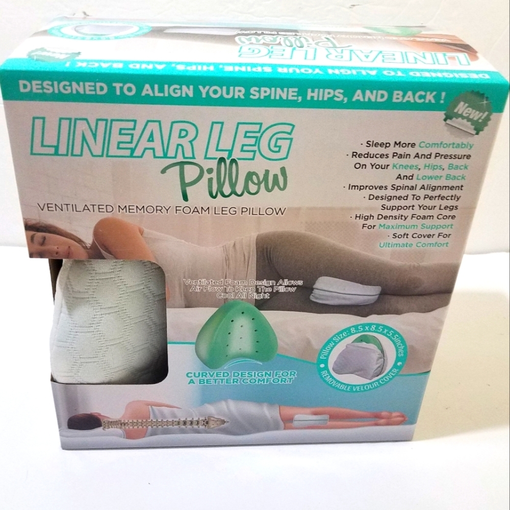 Linear Leg Pillow NEW Back Spine Hip